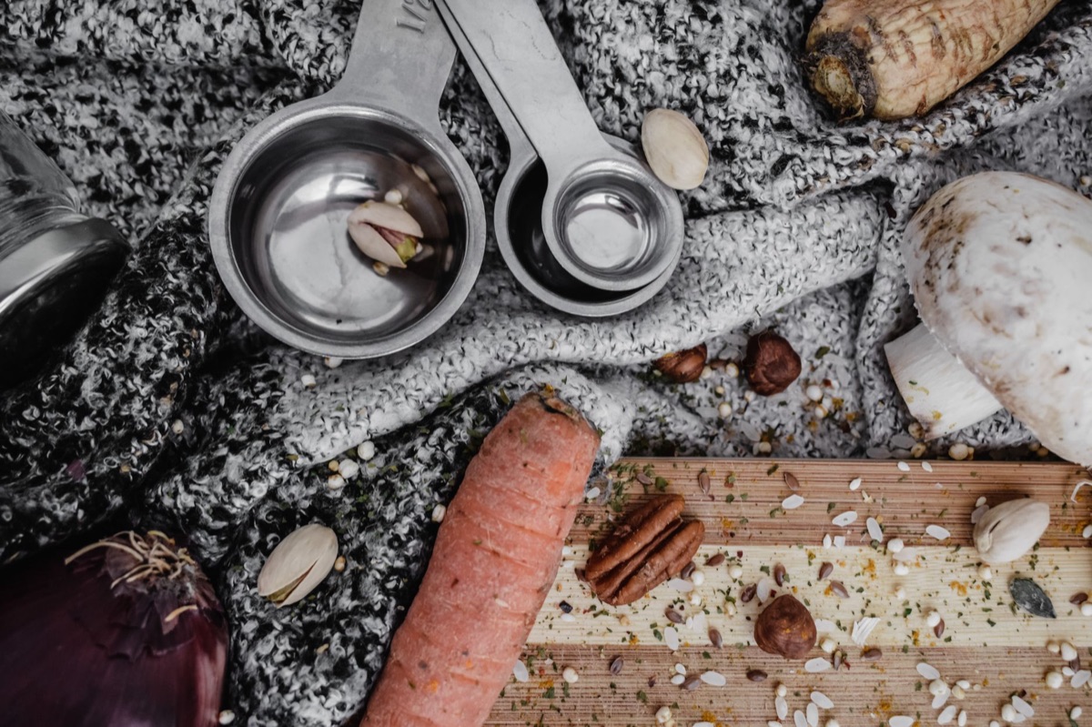 Ingredientes para comida caseira de gato