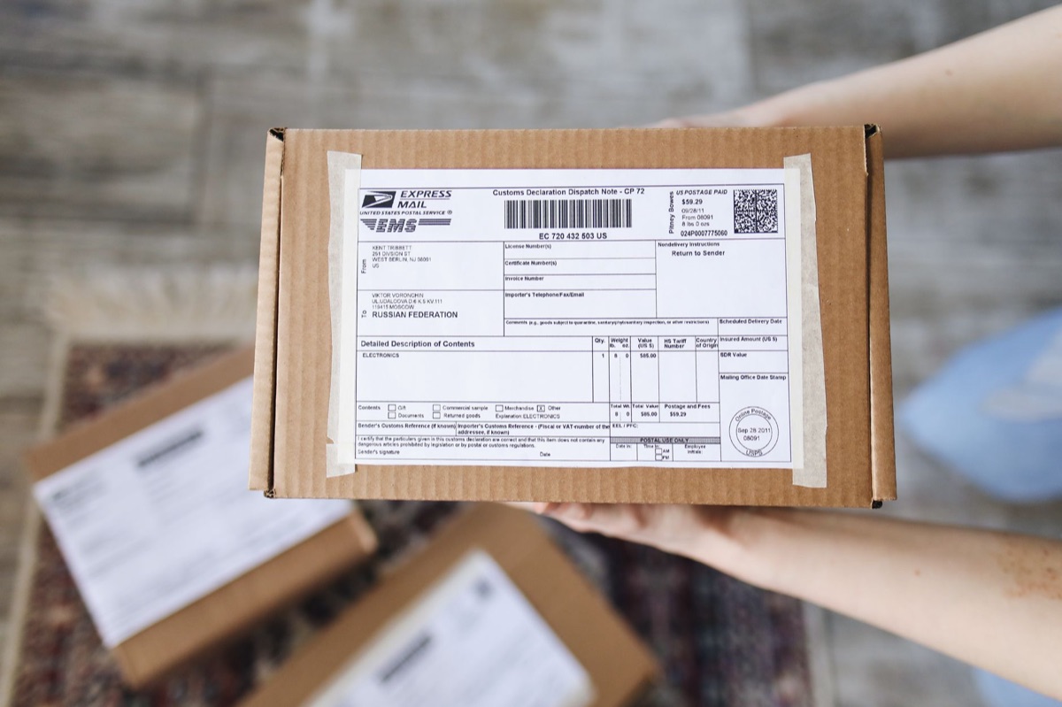 pet food packaging with age-specific label